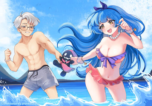 commissioned vgen art by shibedraws